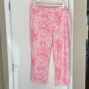 Secret Treasures Pink Tie-Dye Pajama Pants